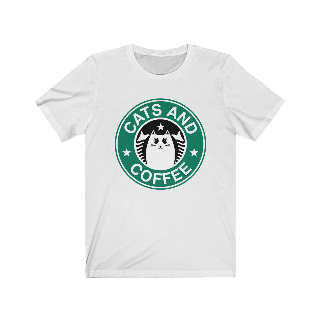 Cats & Coffee Tee