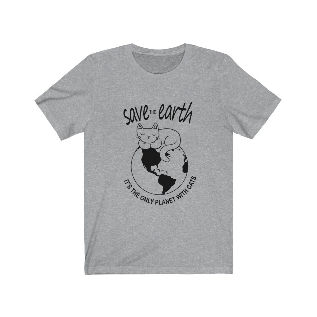 Save The Earth Cat Tee
