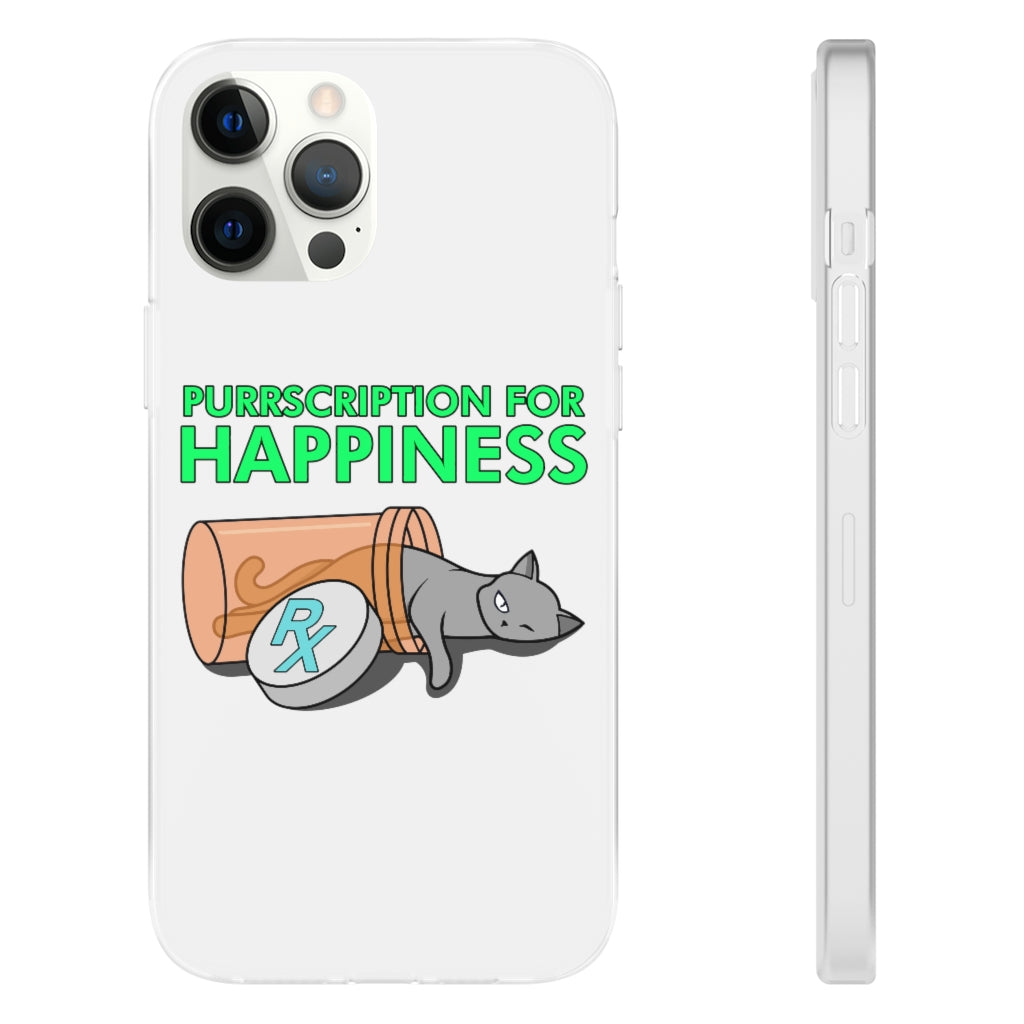 Purrscription For Happiness Phone Case