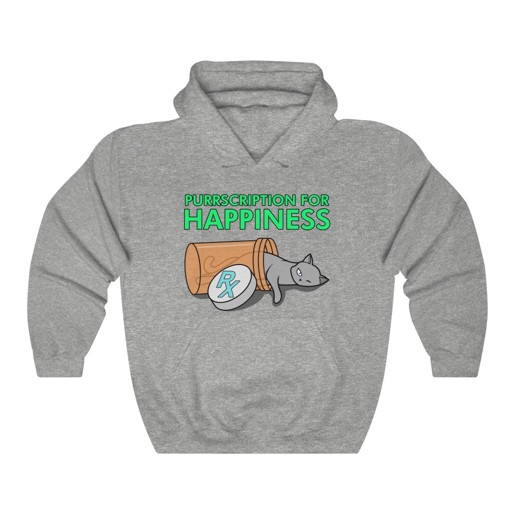Purrscription For Happiness Hoodie