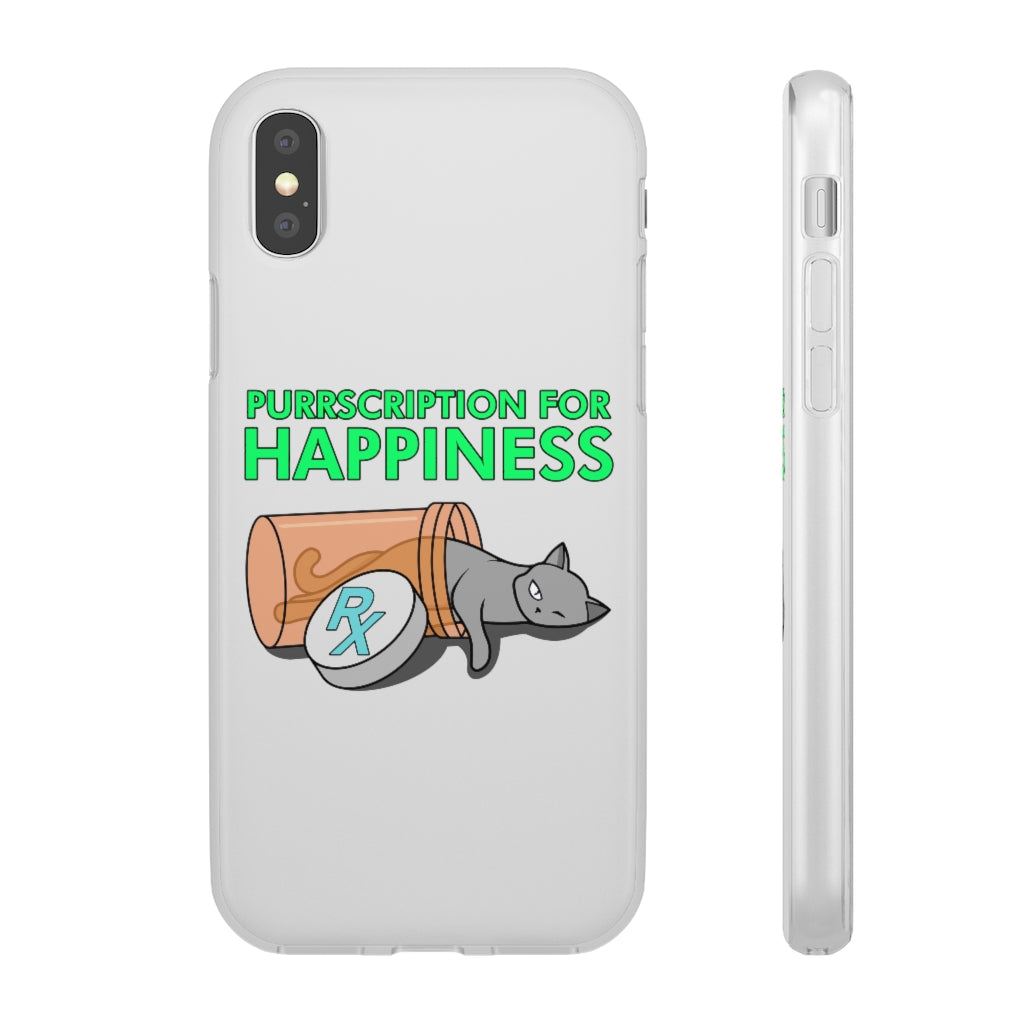 Purrscription For Happiness Phone Case