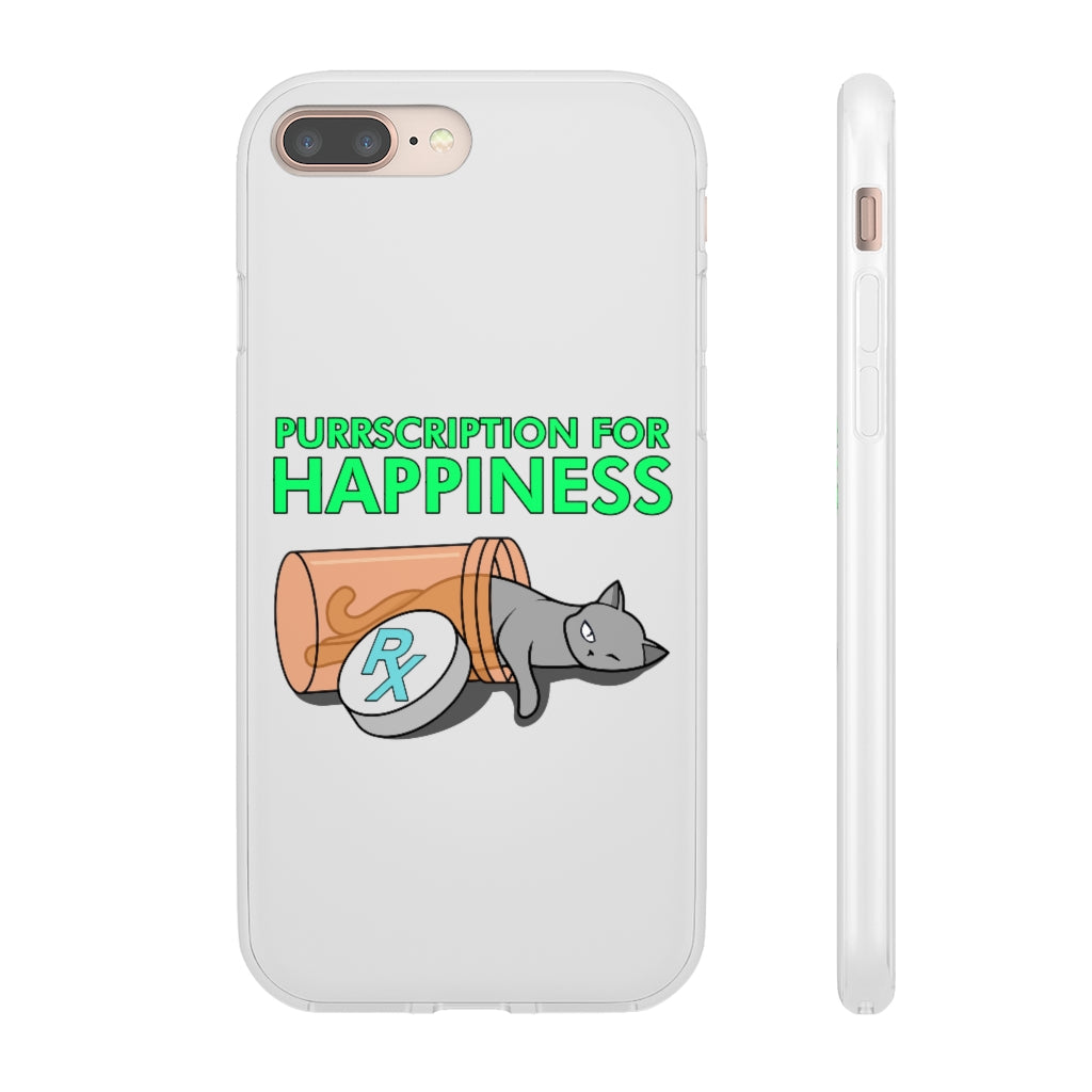Purrscription For Happiness Phone Case
