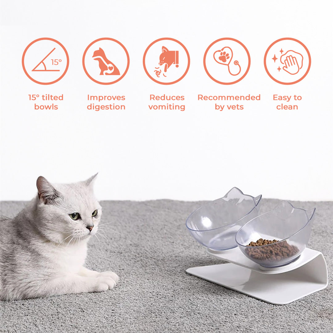 Anti-Vomiting Orthopedic Cat Bowl