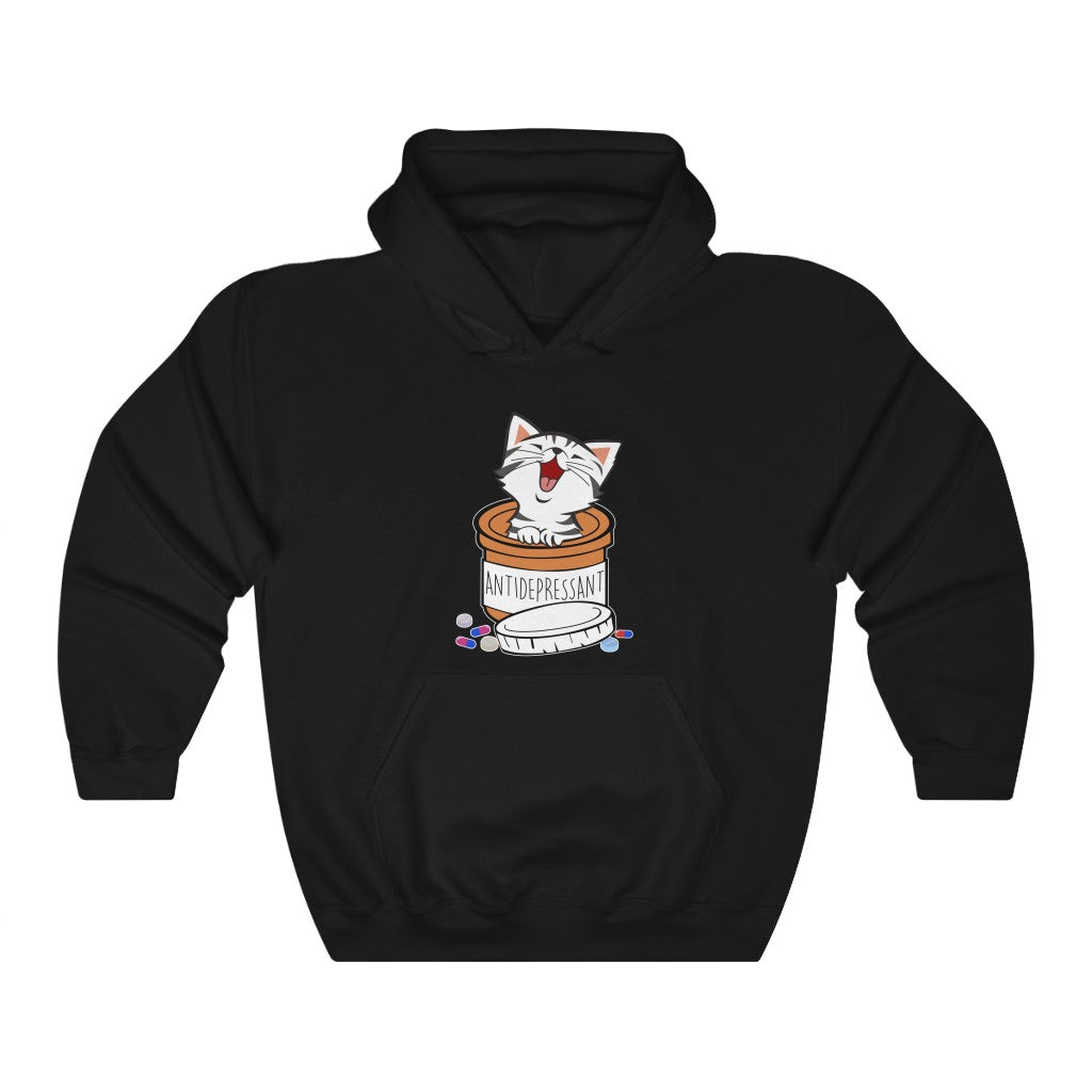 Antidepressant Cat Hoodie
