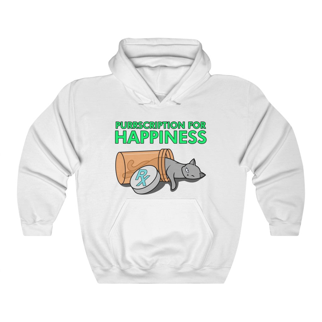 Purrscription For Happiness Hoodie