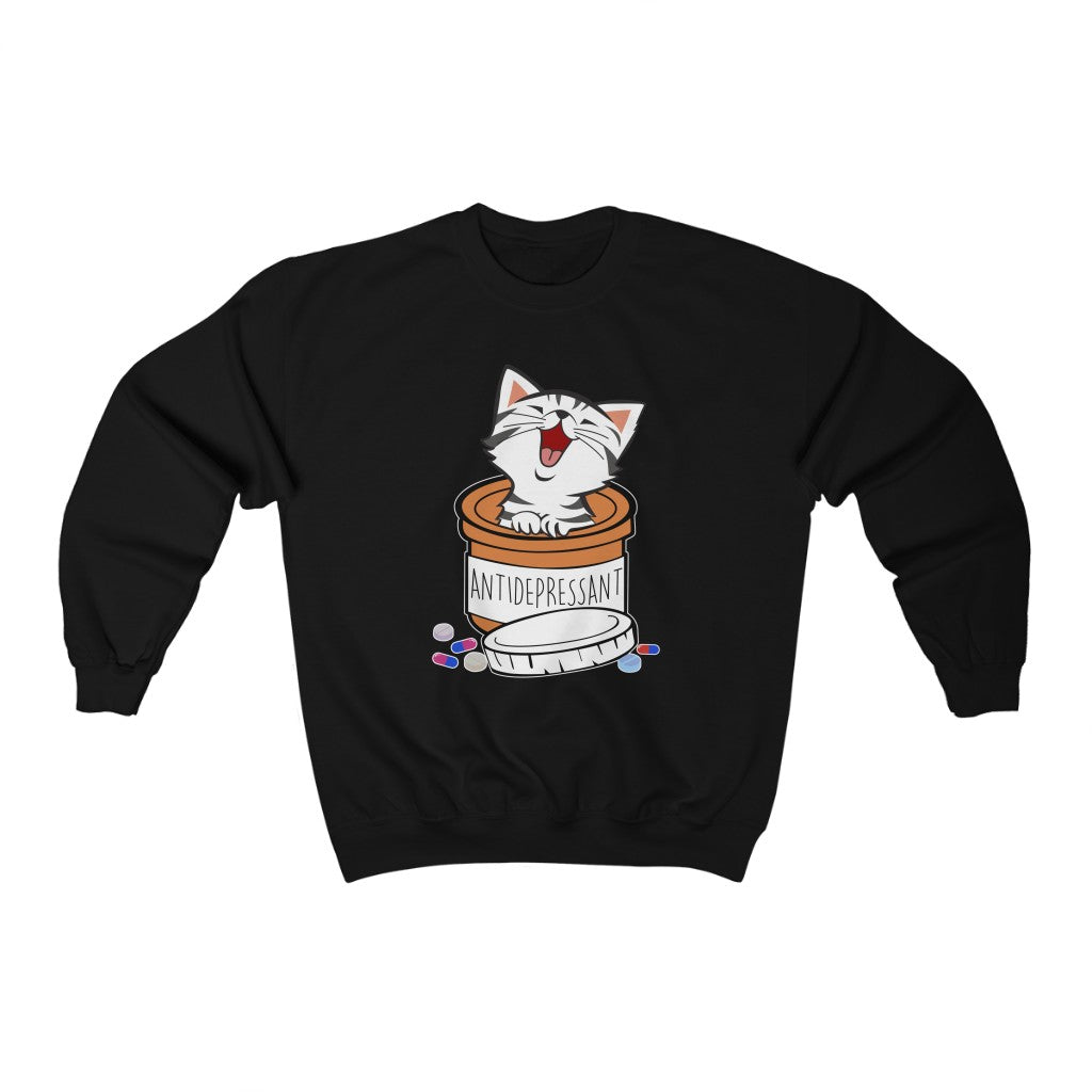 Antidepressant Cat Sweatshirt