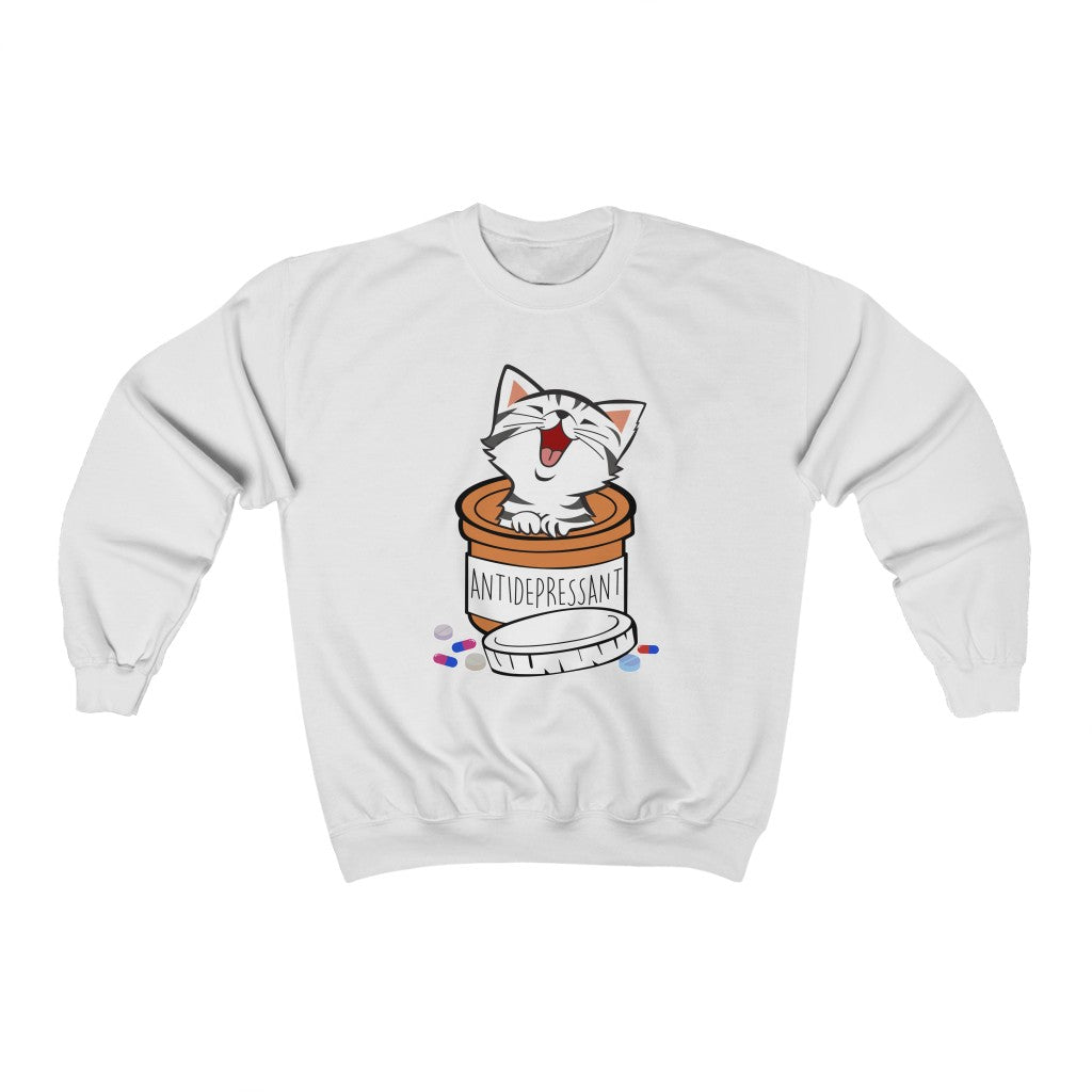 Antidepressant Cat Sweatshirt