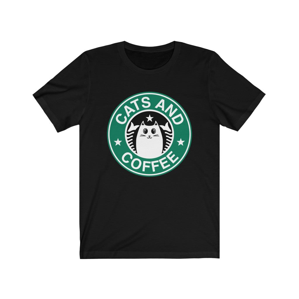 Cats & Coffee Tee