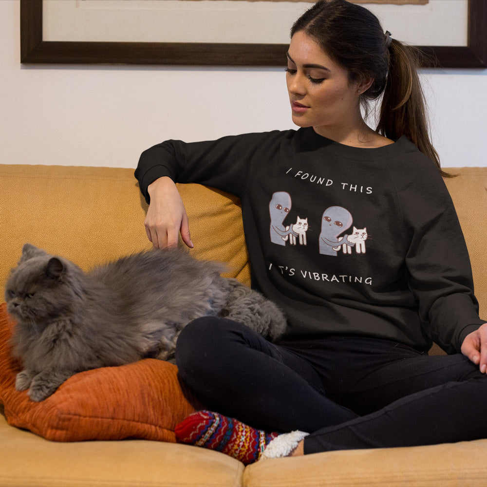 Vibrating Cat Sweatshirt
