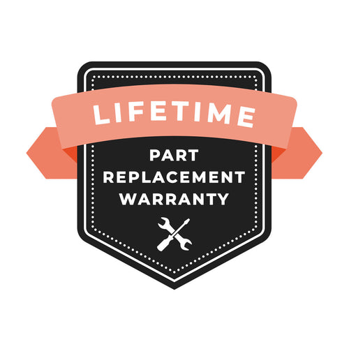 100% Free Part Replacements For Life