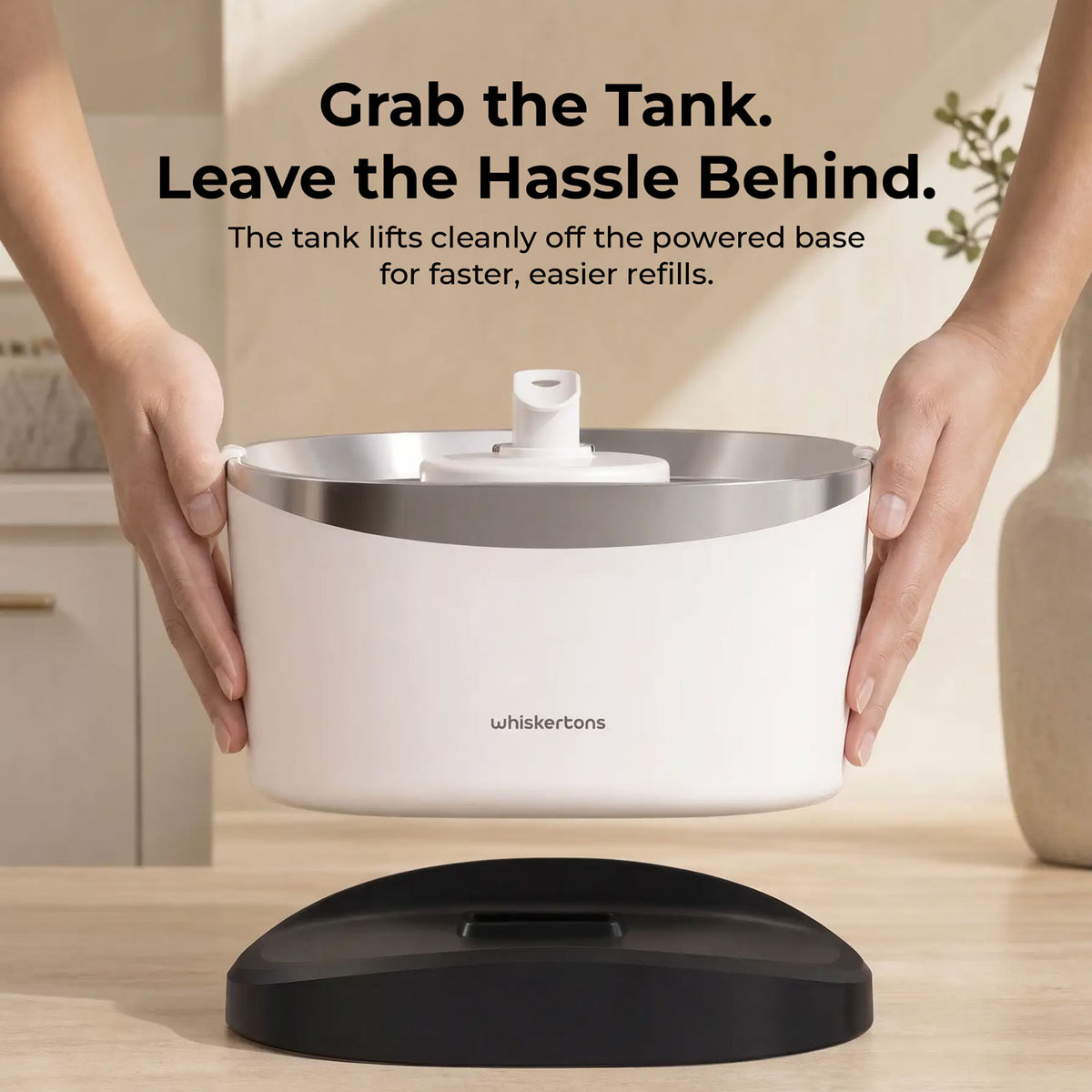 EverMount Battery-Operated Pet Water Fountain