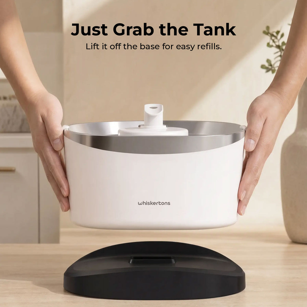 EverMount Battery-Operated Pet Water Fountain