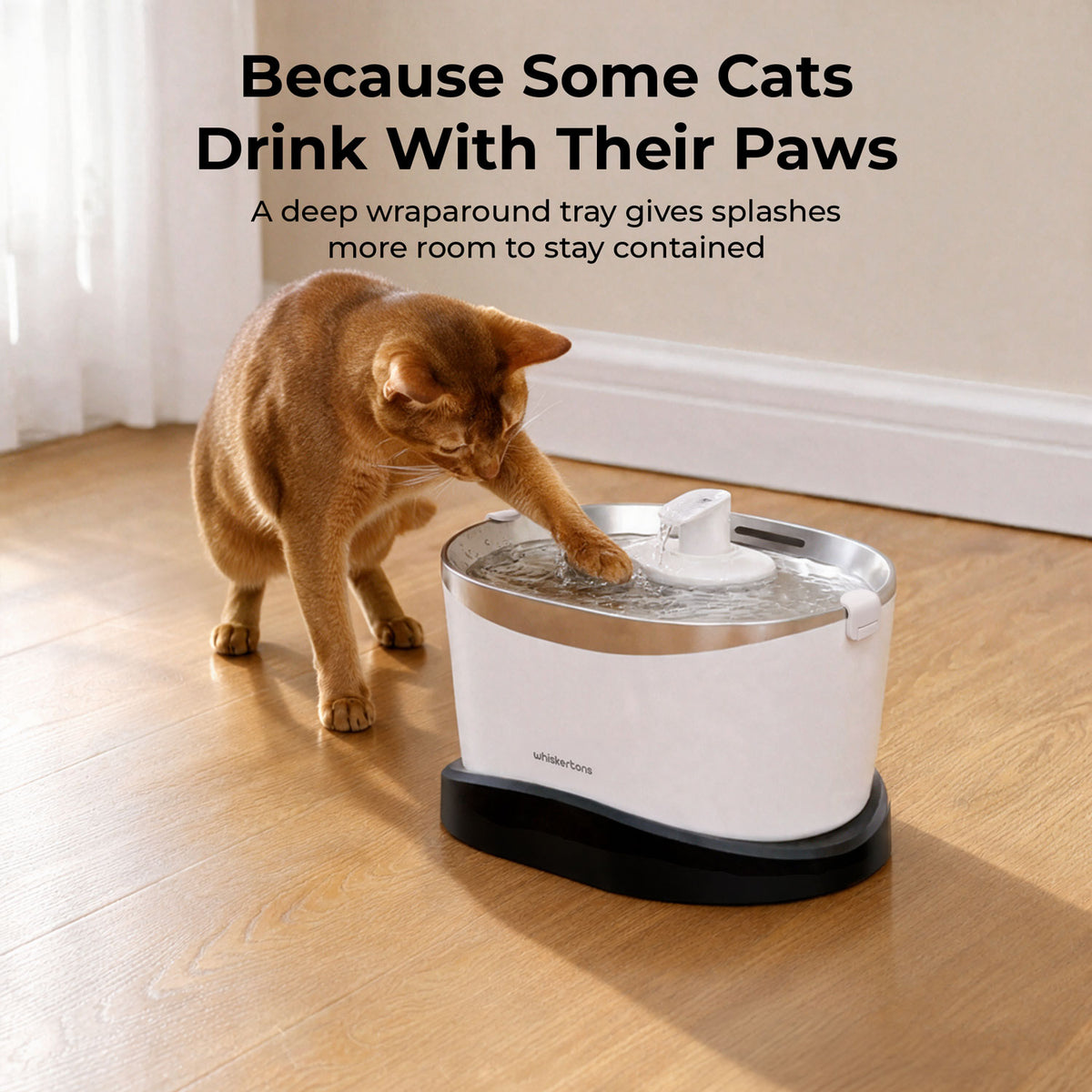 EverMount Battery-Operated Pet Water Fountain