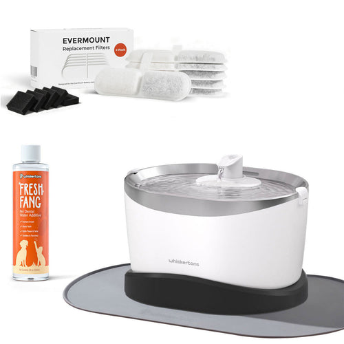 EverMount Battery-Operated Pet Water Fountain (Essential Bundle)