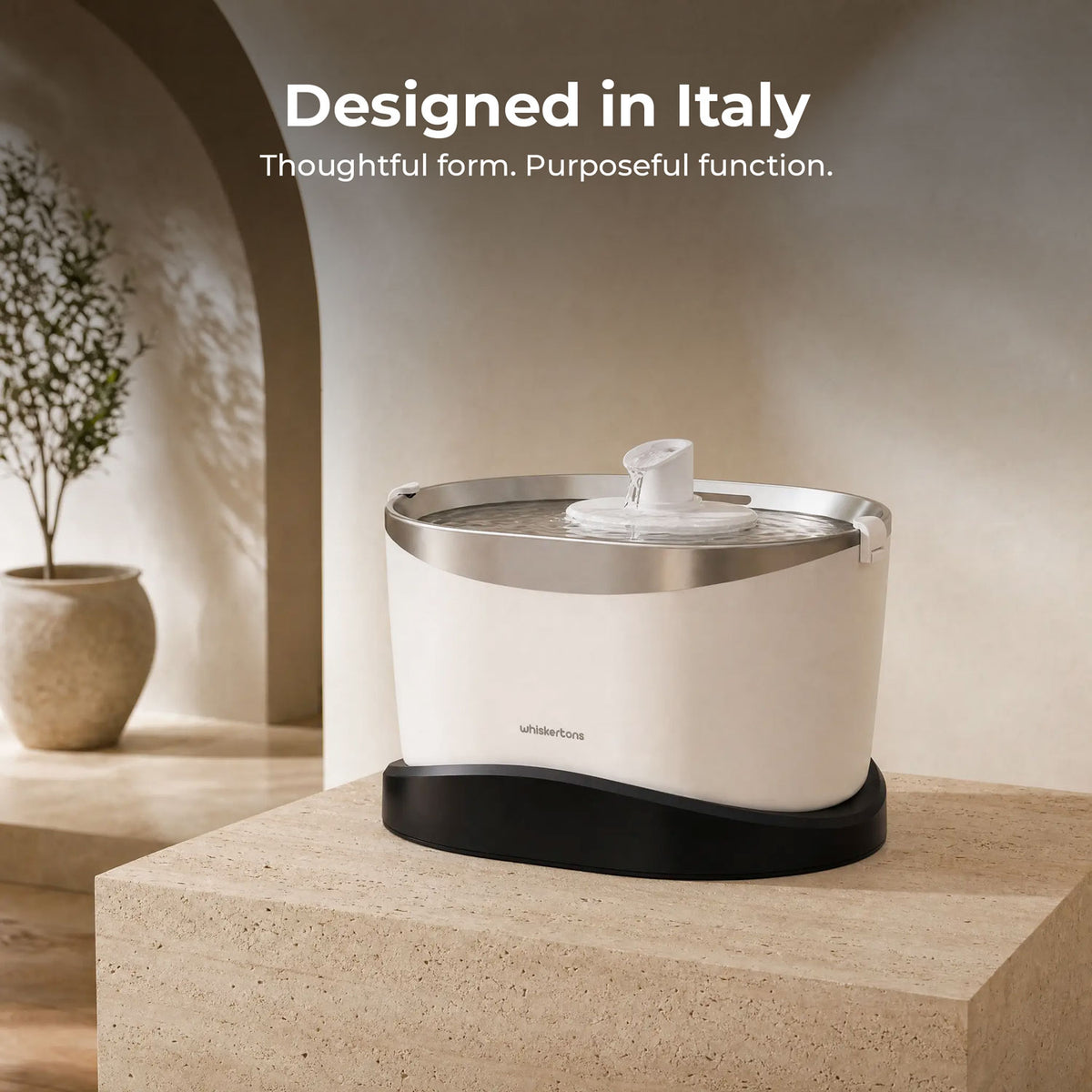 EverMount Battery-Operated Pet Water Fountain