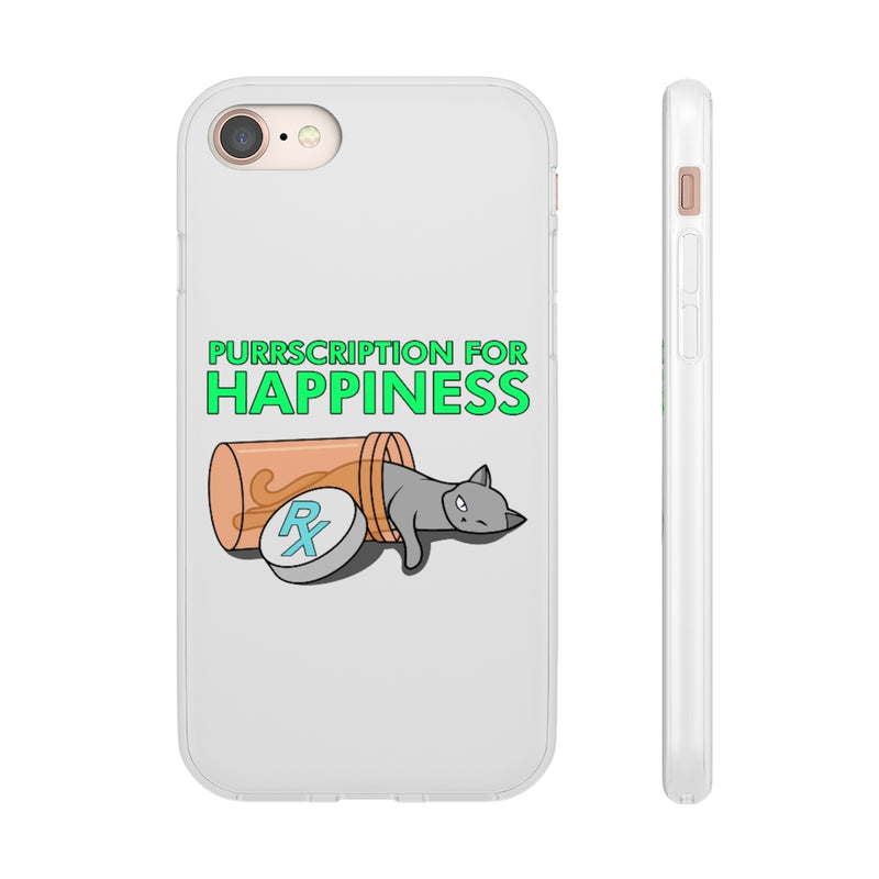 Purrscription For Happiness Phone Case