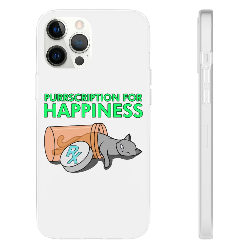 Purrscription For Happiness Phone Case