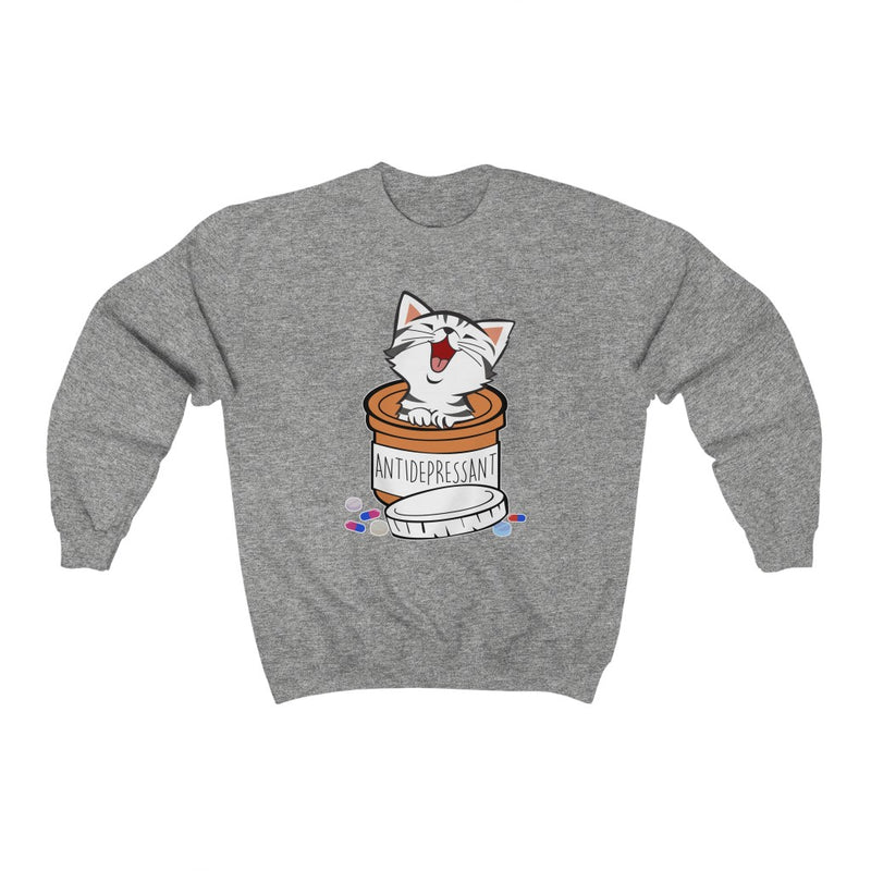 Antidepressant Cat Sweatshirt