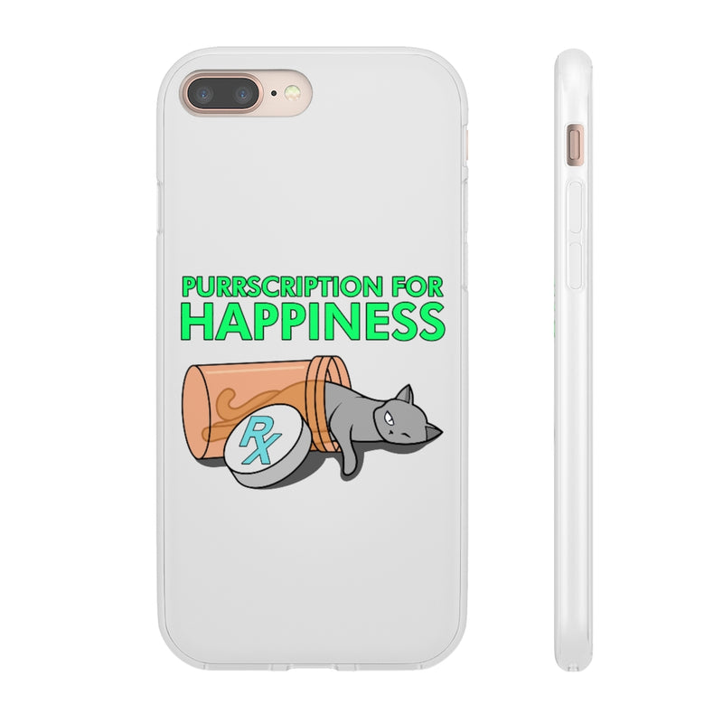 Purrscription For Happiness Phone Case
