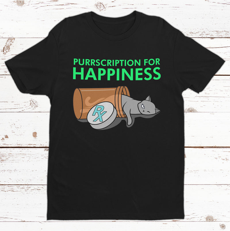 Purrscription For Happiness Tee