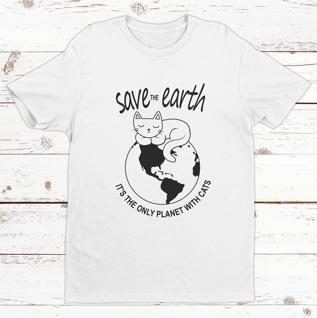 Save The Earth Cat Tee