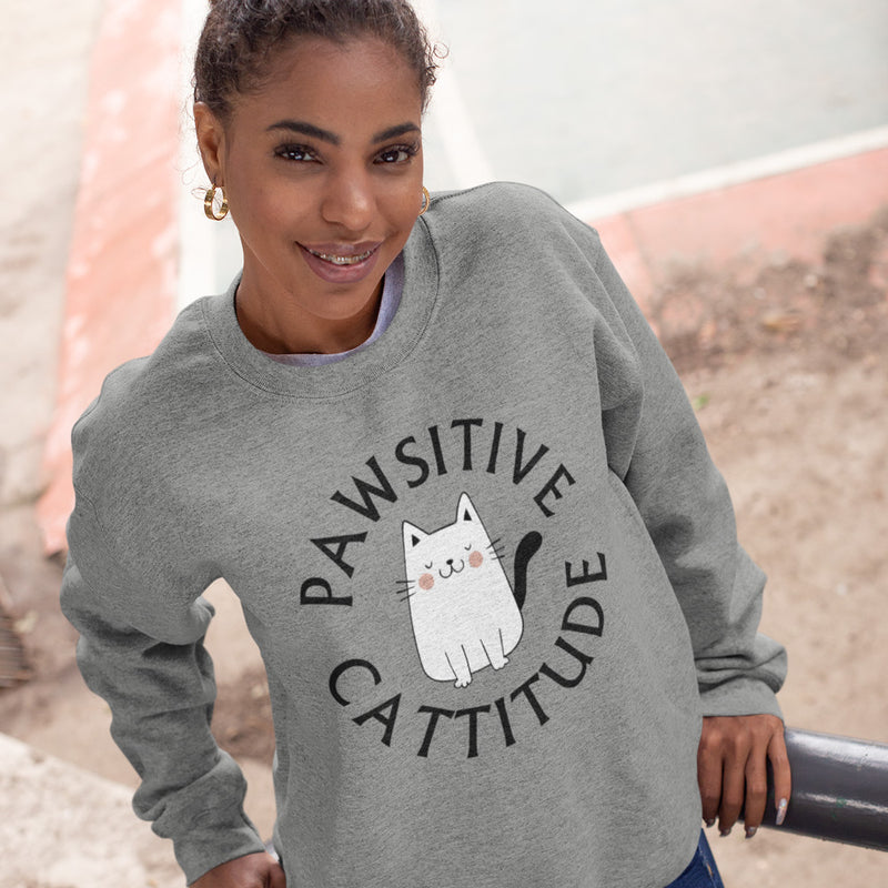 Pawsitive Cattitude Sweatshirt