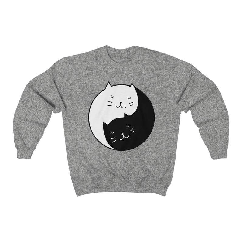 Yin Yang Cat Sweatshirt
